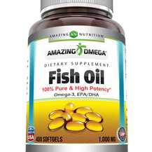 Amazing Omega Fish Oil Омега 3 Amazing Nutrition