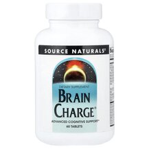 Brain Charge Поддержка памяти Source Naturals 60 Tabлets Brain Charge Поддержка памяти Source Naturals 60 Tabлets