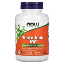 Підтримка Лібідо TestoJack 100 NOW Foods 120 капсул Підтримка Лібідо TestoJack 100 NOW Foods 120 капсул