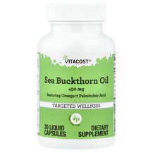 Обліпиха Sea Buckthorn Oil 450 mg Vitacost 30 капсул