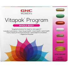Women's Vitapak Program Whole Body Витамины для женщин GNC