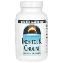 Inositol Choline Инозитол и Холин 800 мг Source Naturals Inositol Choline Инозитол и Холин 800 мг Source Naturals
