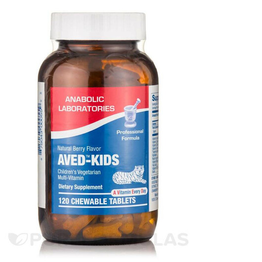 Основне фото товару AVED-Kids Natural Berry Flavor Основне фото товару AVED-Kids Natural Berry Flavor, Вітаміни для дітей, 120 таблеток