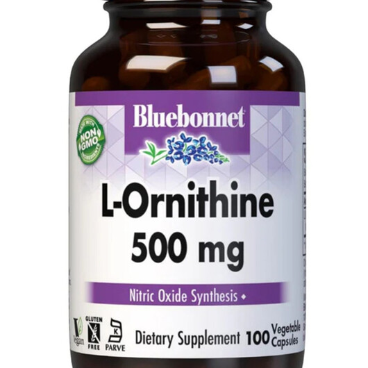 Основне фото товару L-Ornithine Основне фото товару Bluebonnet Nutrition, L-Ornithine, L-Орнітин, 100 капсул