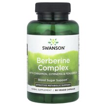 Берберин 150 мг Berberine Complex Swanson 90 капсул