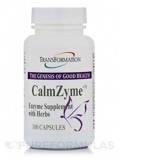 Основне фото товару CalmZyme Основне фото товару Transformation Enzymes, CalmZyme, Ферменти, 100 капсул