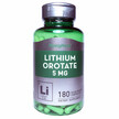 Фото товару Lithium Orotate 5 mg Фото товару Piping Rock, Lithium Orotate 5 mg, Літій Оротат 5 мг, 180 капсул