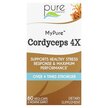 Фото товару Pure Essence, MyPure Cordyceps 4X, Гриби Кордицепс, 60 капсул