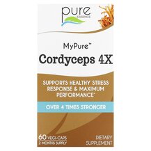 Гриби Кордицепс MyPure Cordyceps 4X Pure Essence 60 капсул Гриби Кордицепс MyPure Cordyceps 4X Pure Essence 60 капсул
