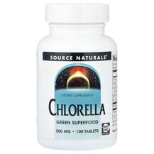 Chlorella 500 mg Хлорелла Source Naturals 100 таблеток Chlorella 500 mg Хлорелла Source Naturals 100 таблеток