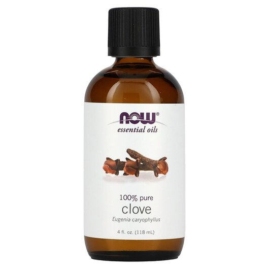 Основное фото товара NOW Foods, Эфирное масло, Pure Essential Oil Clove, 118 мл