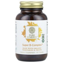 B-комплекс Organic Super B-Complex Pure Synergy 60 капсул