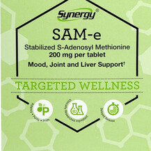 САМе Аденозил-метионін SAM-e 200 mg Vitacost 60 таблеток