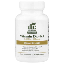 Vitamin D3 + K2 Витамины D3 + K2 Dr. Murray's 60 капсул