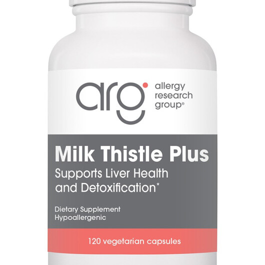 Основное фото товара Milk Thistle Plus Основное фото товара Allergy Research Group, Расторопша, Milk Thistle Plus, 120 капсул