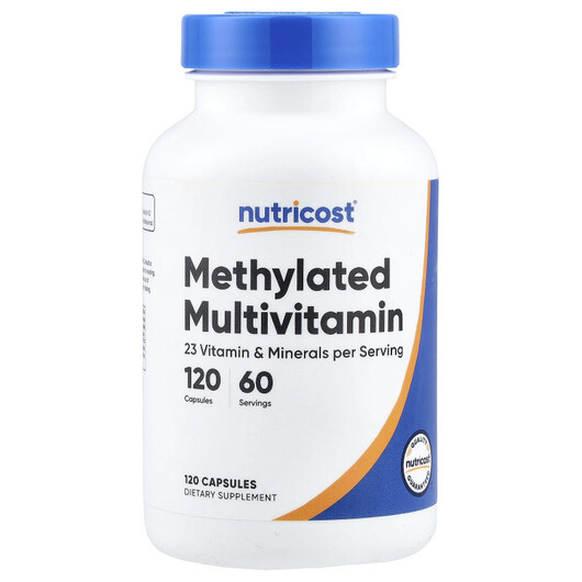 Основне фото товару Nutricost, Methylated Multivitamin, Мультивітаміни, 120 капсул