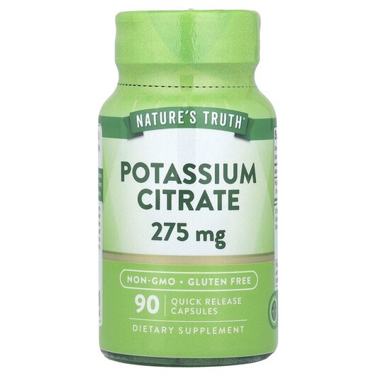 Основное фото товара Nature's Truth, Калий, Potassium Citrate 275 mg, 90 капсул