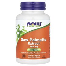 Пальметто 160 мг Saw Palmetto 160 mg NOW Foods 240 капсул Пальметто 160 мг Saw Palmetto 160 mg NOW Foods 240 капсул