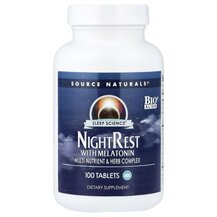 NightRest With Melatonin Мелатонин Source Naturals