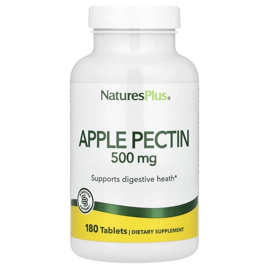 Основное фото товара Яблочный пектин 500 мг, Apple Pectin 500 mg 180, 180 таблеток