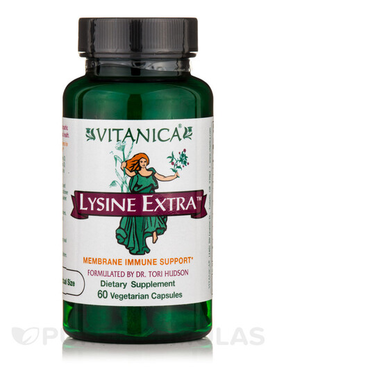 Основное фото товара Vitanica, L-Лизин, Lysine Extra, 60 капсул