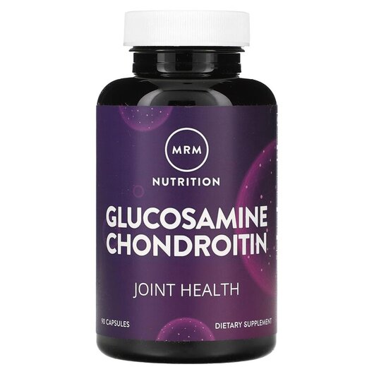 Основне фото товару Glucosamine Chondroitin Основне фото товару MRM, Glucosamine Chondroitin, Глюкозамін Хондроітин, 90 капсул