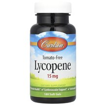 Lycopene 15 mg Ликопин Carlson 180 мягких гелей