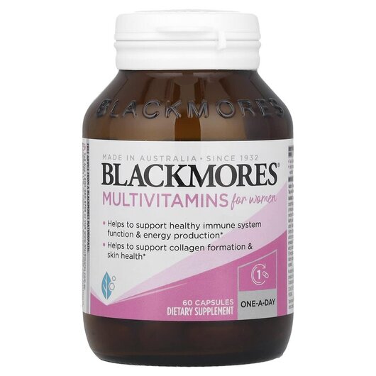 Основне фото товару Blackmores, Multivitamins for Women, Вітаміни для жінок, 60 капсу