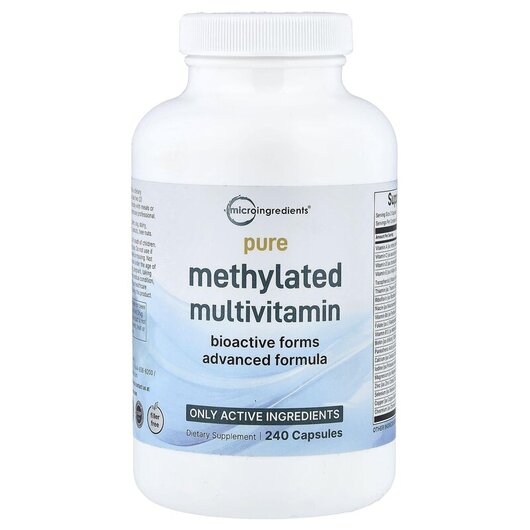 Основне фото товару Pure Methylated Multivitamin Основне фото товару Pure Methylated Multivitamin, Мультивітаміни, 240 капсул