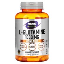 L-Глутамін L-Glutamine Double Strength NOW Foods