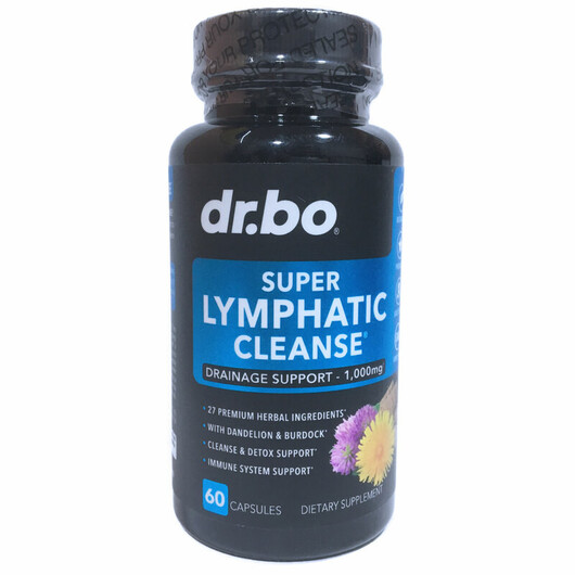 Основне фото товару Dr. Bo, Super Lymphatic Cleanse, Підтримка Лімфи, 60 капсул