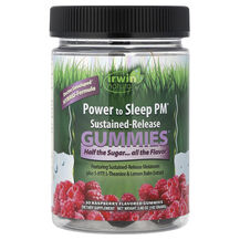 Power to Sleep PM Gummies Raspberry Мелатонин Irwin
