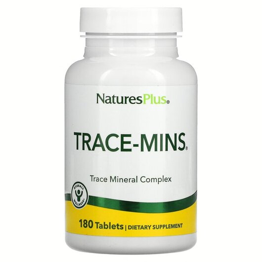 Основное фото товара Natures Plus, Минералы, Trace-Mins Multi-Trace Minerals, 180 табл