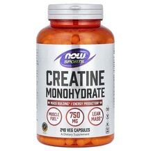 Креатин Sports Creatine Monohydrate 750 mg NOW Foods Креатин Sports Creatine Monohydrate 750 mg NOW Foods