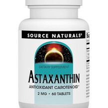 Астаксантин Astaxanthin Source Naturals 60 таблеток