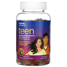 Teen Gummy Multi 12-17 Витамины для подростков GNC Teen Gummy Multi 12-17 Витамины для подростков GNC