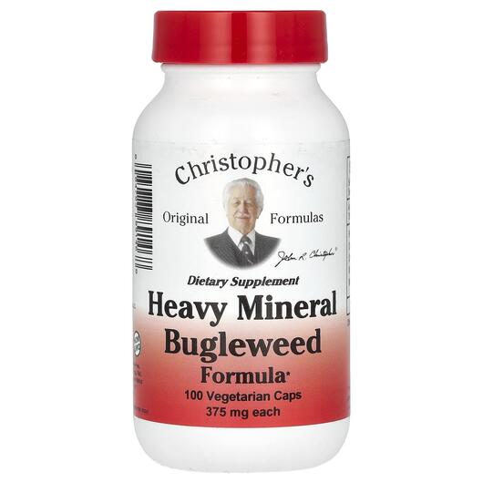 Основне фото товару Heavy Mineral Bugleweed Formula 400 mg Основне фото товару Heavy Mineral Bugleweed Formula 400 mg, Горлянка, 100 капсул