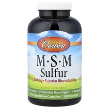 Метилсульфонілметан 1000 мг MSM Sulfur 1000 mg Carlson Метилсульфонілметан 1000 мг MSM Sulfur 1000 mg Carlson