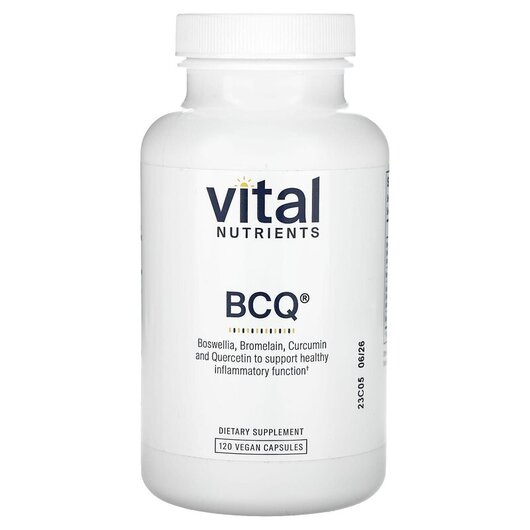 Основное фото товара Vital Nutrients, Поддержка суставов, BCQ, 120 капсул