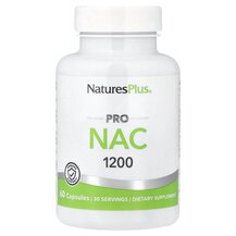 N-ацетилцистеїн Pro NAC 1200 Natures Plus 60 капсул N-ацетилцистеїн Pro NAC 1200 Natures Plus 60 капсул