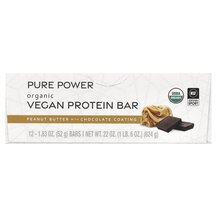 Протеїн Organic Pure Power Protein Peanut Butter & 12 Bars Протеїн Organic Pure Power Protein Peanut Butter & 12 Bars