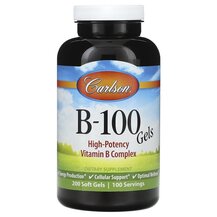 B-комплекс B-100 Gel Carlson 200 капсул B-комплекс B-100 Gel Carlson 200 капсул