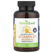Вітамін D3 Vitamin D3 1250 mcg 50000 IU Forest Leaf