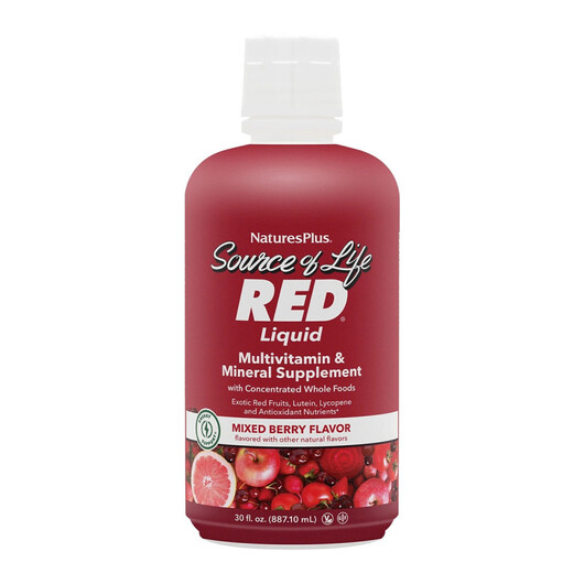 Основне фото товару Source of Life Red Multivitamin & Mineral Liquid Supplement Mixed Berry Flavor Основне фото товару Source of Life Red Multivitamin & Mineral Liquid, Мультивітам