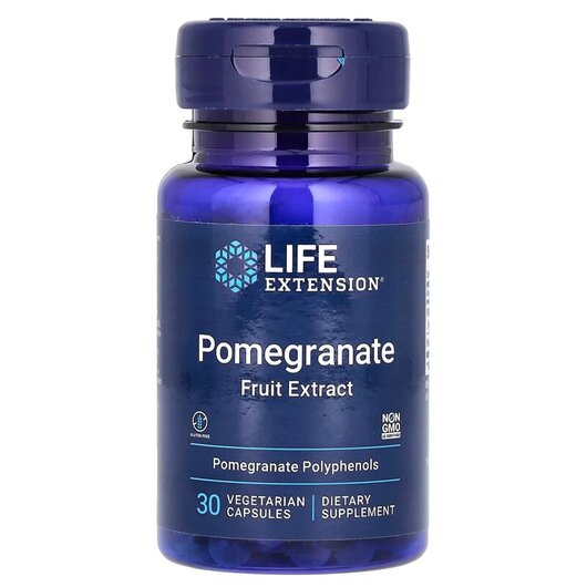 Основне фото товару Life Extension, Pomegranate Fruit Extract, Екстракт Граната, 30 к
