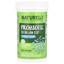 Пробіотики Probiotic 50 Billion CFU Naturelo 30 капсул