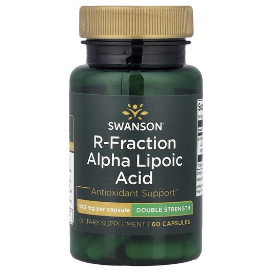 Основное фото товара R-Fraction Alpha Lipoic Acid Double Strength 100 mg Основное фото товара R-Fraction Alpha Lipoic Acid Double Strength, Альфа-липоевая, 60
