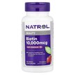 Фото товару Biotin Maximum Strength Strawberry 10000, Вітамін B7 Біотин, 60 т