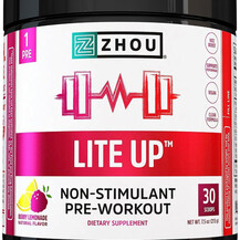 Lite Up - Berry Lemonade Предтренировочный комплекс Zhou
