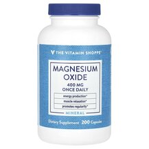 Magnesium Oxide 400 mg Магний TheVitaminShoppe 200 капсул